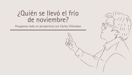¿Quién se llevó el frío de noviembre?