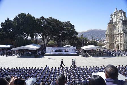 Firman convenio municipio de Oaxaca de Juárez y Pentathlón Deportivo Militarizado Universitario