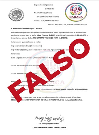 Posible fraude o extorsión