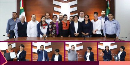 Toman protesta a funcionarios