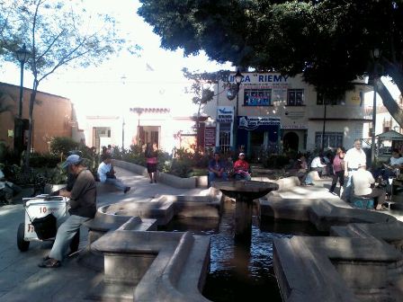 Retiran a ambulantes del “Frente 14 de Junio” del jardín San Francisco de Oaxaca