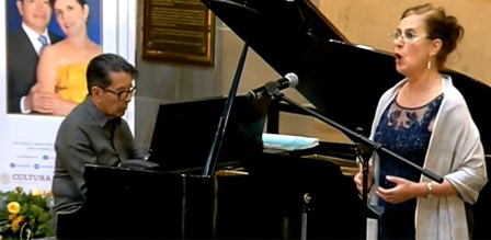 Presenta Casa Nuestra a la soprano Rosa María Diez y al pianista Enrique Bárcena