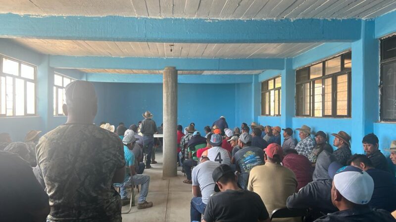 En asamblea Roaguía de San Lorenzo Albarradas rechaza construcción del Centro Integral de Revalorización de Residuos Sólidos Urbanos en la zona