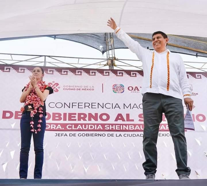 Reciben a Claudia Sheinbaum unos 30 mil istmeños en Juchitán, provenientes de diversos municipios de la región del Istmo de Tehuantepec Oaxaca