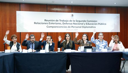 Avala Segunda Comisión nombramiento de Rosaura Leonora Rueda como embajadora de México en Egipto