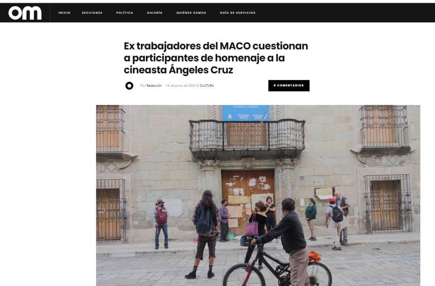 Ante la negativa de Rocío Flores, directora General de Oaxaca Media, de otorgarme el derecho de replica a la que está obligada, hago público el texto censurado.