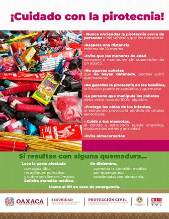 Emite Protección Civil recomendaciones para manejo y quema de fuegos artificiales