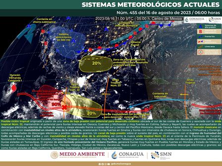 Continuarán lluvias de intensidad variable en Oaxaca