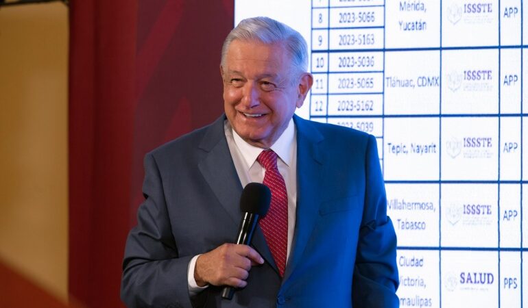 Percepción de inseguridad va a la baja: presidente Andrés Manuel López Obrador; en México hay menos víctimas de delitos, destaca
