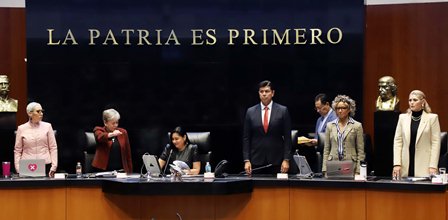 Analizan y debaten en Pleno del Senado diversos temas de política exterior con titular de la SRE