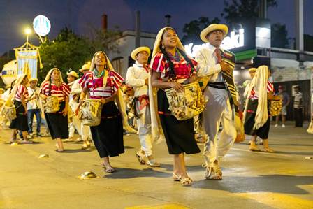 Quema del “chivo gigante”