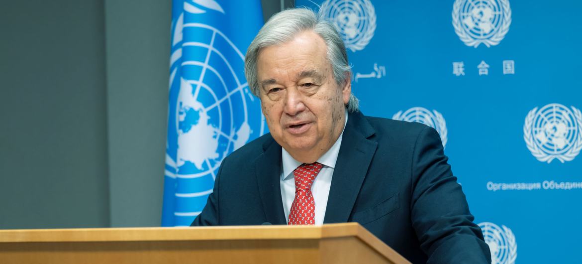 Israel-Palestina: La pesadilla de Gaza es más que una crisis humanitaria, es una crisis de humanidad: António Guterres secretario general  de la ONU