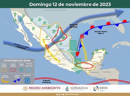 Prevén lluvias de intensidad variable en algunas regiones y descenso de temperaturas en Oaxaca