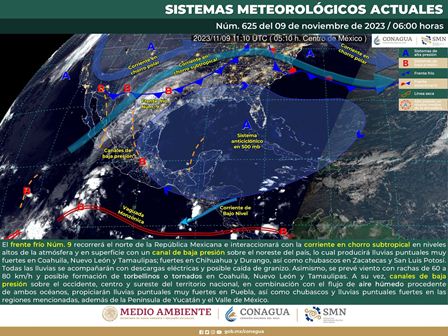 Pronostica Protección Civil tormentas de rápido desplazamiento para las próximas horas