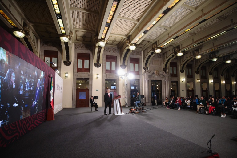 Conferencia de prensa matutina del presidente Andrés Manuel López Obrador. Jueves 22 de febrero de 2024. Versión estenográfica