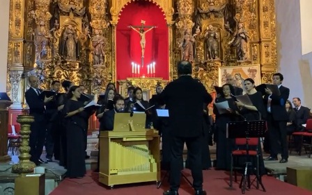 Interpretó Coro de Madrigalistas Polifonías de ida y vuelta en el Museo Nacional de Arte