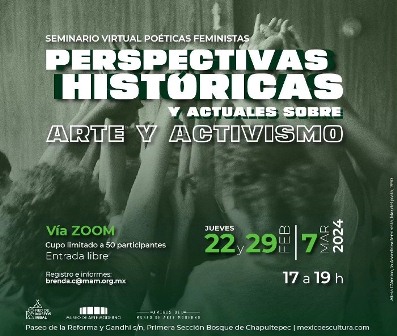 Realizará Museo de Arte Moderno seminario en el contexto de la exposición Poéticas feministas