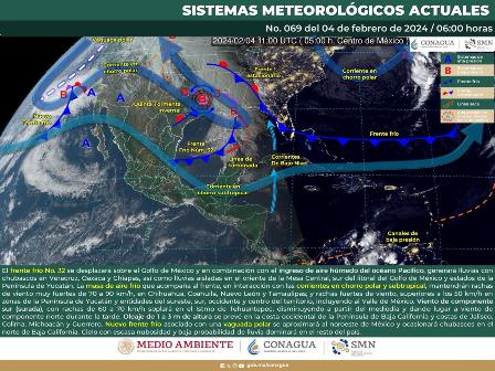 Provocará Frente Frío número 32 bajas temperaturas y evento de Norte en Oaxaca