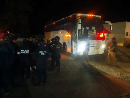 Aseguran a personas migrantes