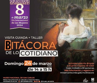 Con “Bitácora de lo cotidiano”, el público podrá reflexionar sobre el papel de la mujer en la humanidad