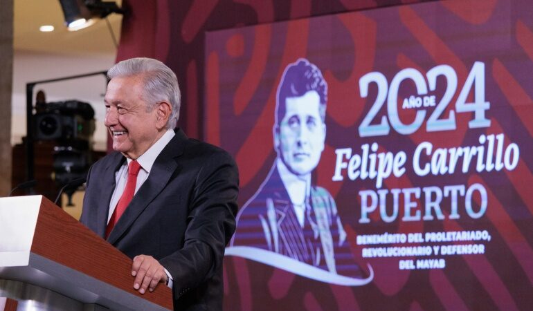 Conferencia de prensa matutina del presidente Andrés Manuel López Obrador. Viernes 12 de abril 2024. Versión estenográfica.