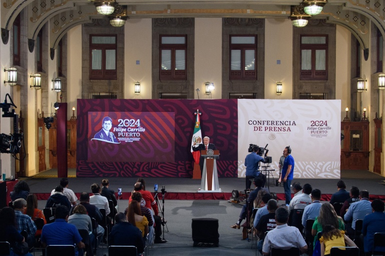 Conferencia de prensa matutina del presidente Andrés Manuel López Obrador. Miércoles 22 de mayo 2024. Versión estenográfica.