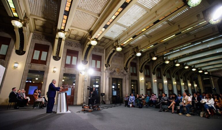 Versión estenográfica. Conferencia de prensa mañanera del presidente Andrés Manuel López Obrador #AMLO. Miércoles 1 de mayo 2024.