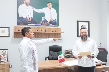 Asume Angelino López el cargo de subsecretario de Desarrollo Político