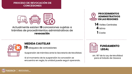 Inician 19 procesos de revocación de concesiones de transporte por accidentes, delitos e información falsa