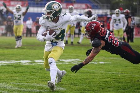 Con autoridad, Raptors frenó a Mexicas 24-17 y disputará el VII tazón México contra Caudillos
