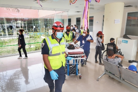 Trasladaron a 42 pacientes del Hospital de la Niñez Oaxaqueña a nosocomios de la entidad