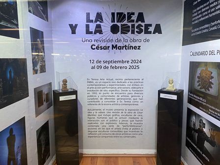 “La idea y la odisea”, de César Martínez y Ex Teresa Arte Actual, se suben al Metro de la Ciudad de México