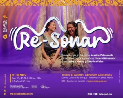 Obra Re-sonar, experiencia escénica dirigida a primeras infancias para sensibilizar la escucha