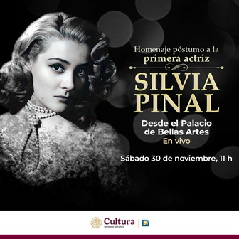 Homenaje póstumo a Silvia Pinal desde el Palacio de Bellas Artes, en vivo por Canal 22