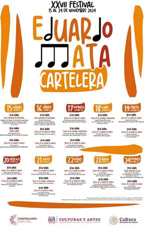 Realiza Seculta el XXVII Festival Eduardo Mata en la Ciudad de Oaxaca