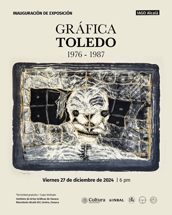 Inauguran Gráfica Toledo 1976-1987 en el Instituto de Artes Gráficas de Oaxaca