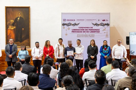 Con justicia, reciben boleta de liberación personas indígenas y de escasos recursos