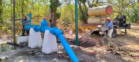 Realizan limpieza y desazolve de nueve pozos en Bahías de Huatulco, Oaxaca