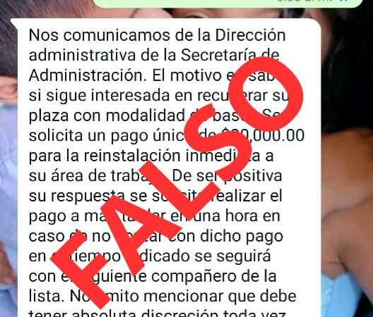 Supresión de plazas