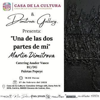 Invitan a la exposición “Una de las dos partes de mí”; Inauguración  27 de febrero, 18:00 horas