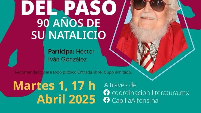 90 años del natalicio de Fernando del Paso