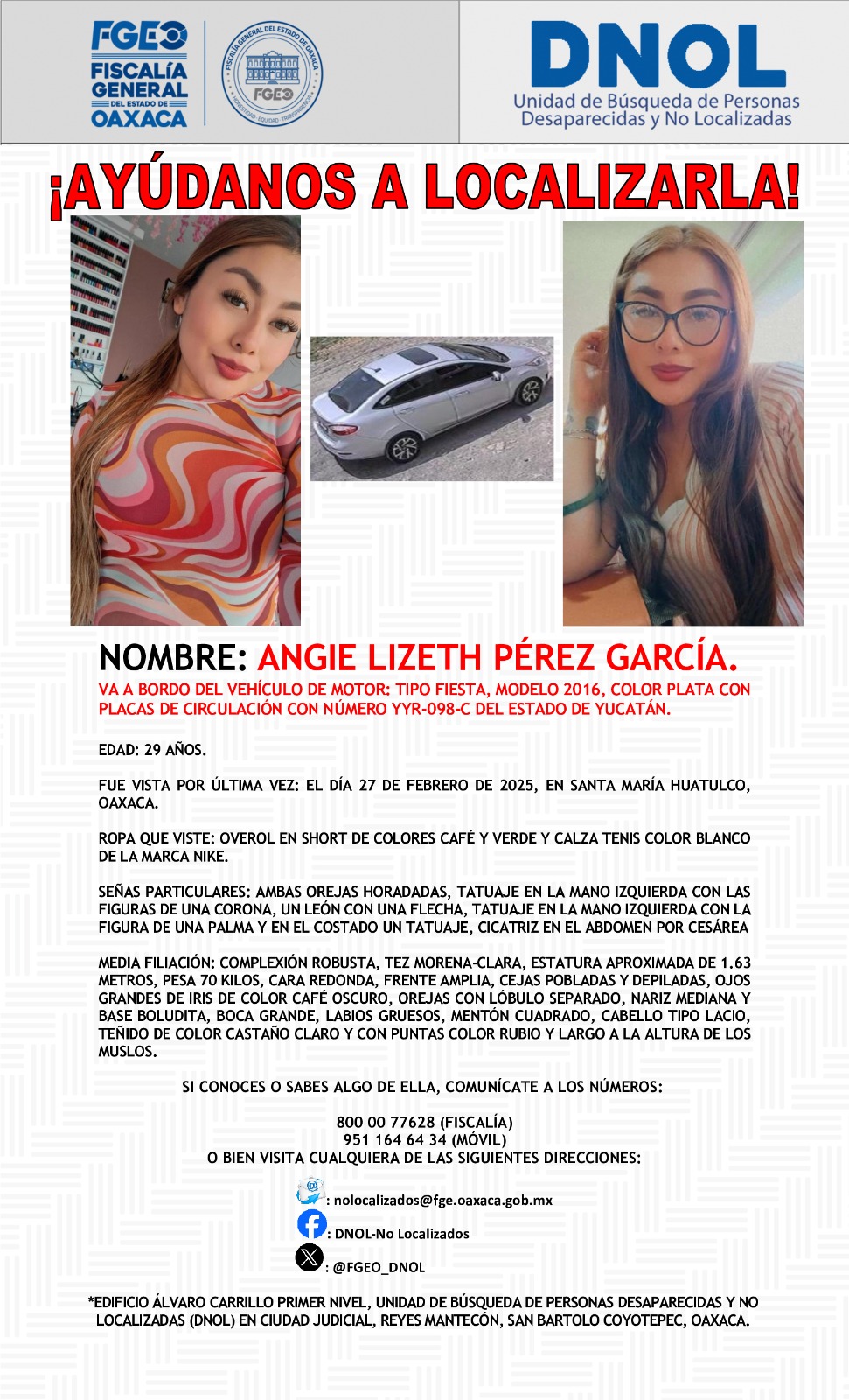 Posible involucramiento de policías municipales en caso de No Localización de personas originarias de Tlaxcala: FGEO