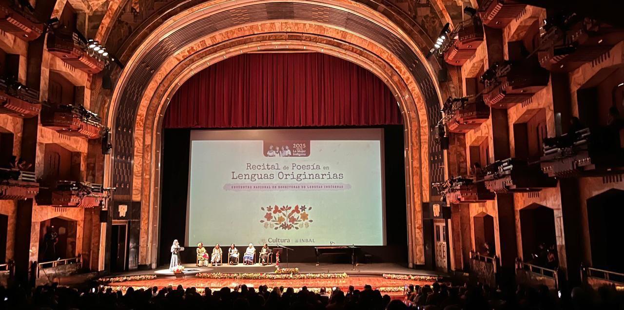 Por primera vez, el Palacio de Bellas Artes abre sus puertas a las lenguas indígenas