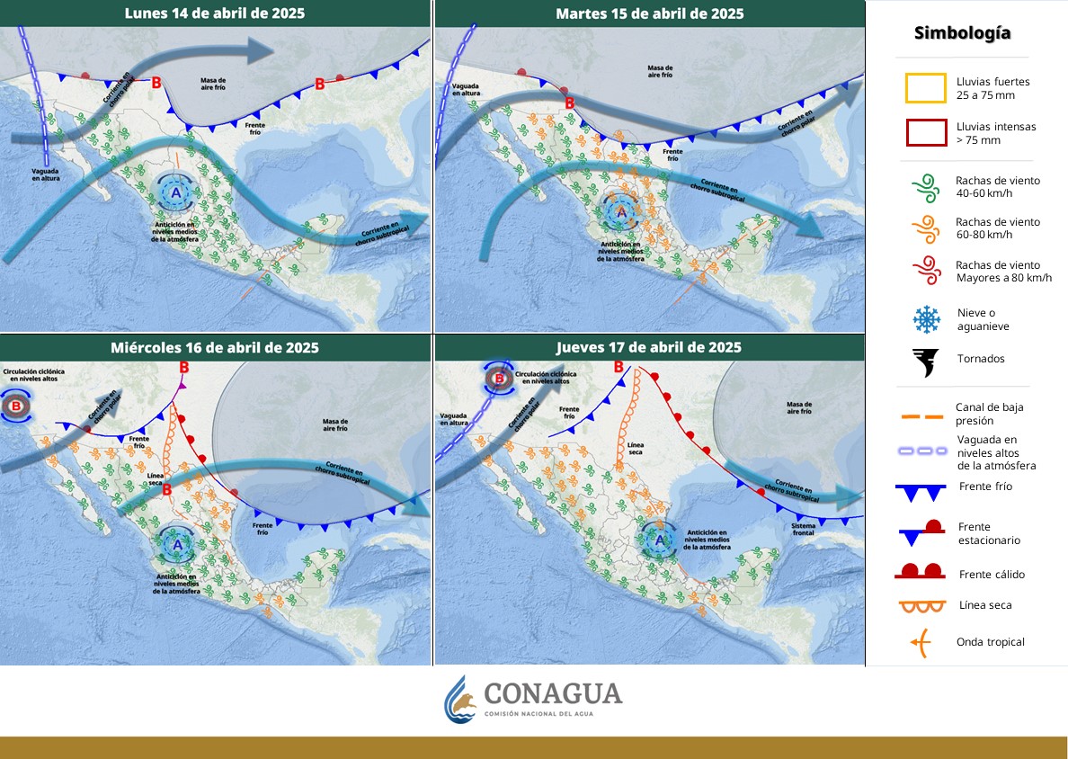 Temperaturas mínimas la mañana del lunes serán de -5 a 0 grados Celsius con heladas en zonas montañosas