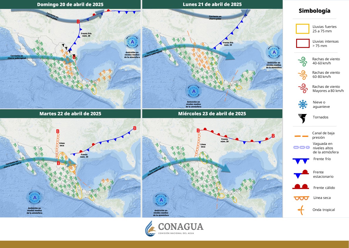 Prevalecerá Onda de Calor en estados de la mesa del Norte, occidente, sur, sureste y centro del país, incluido el Valle de México