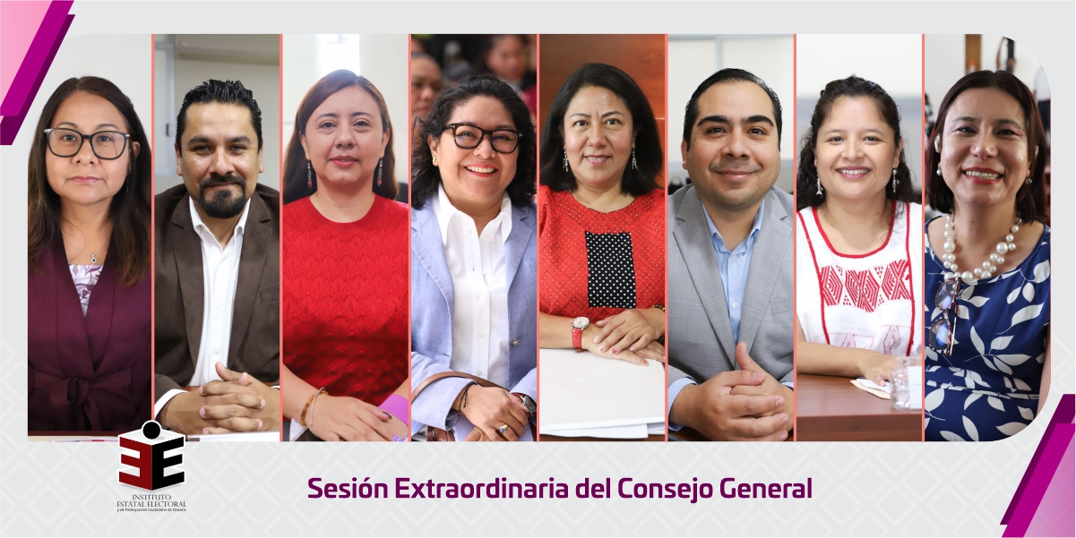 Aprueba Consejo General del Instituto Electoral de Oaxaca diversos acuerdos