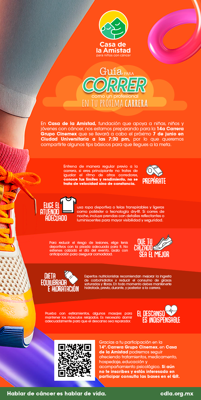 Prepara fundación Casa de la Amistad 14 Carrera Grupo Cinemex, en Oaxaca