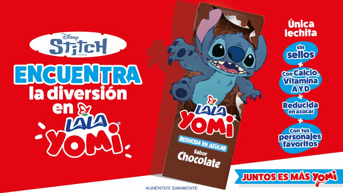 Stitch hace la hora del lunch más divertida con LALA Yomi; Excelente opción para la lonchera de niños