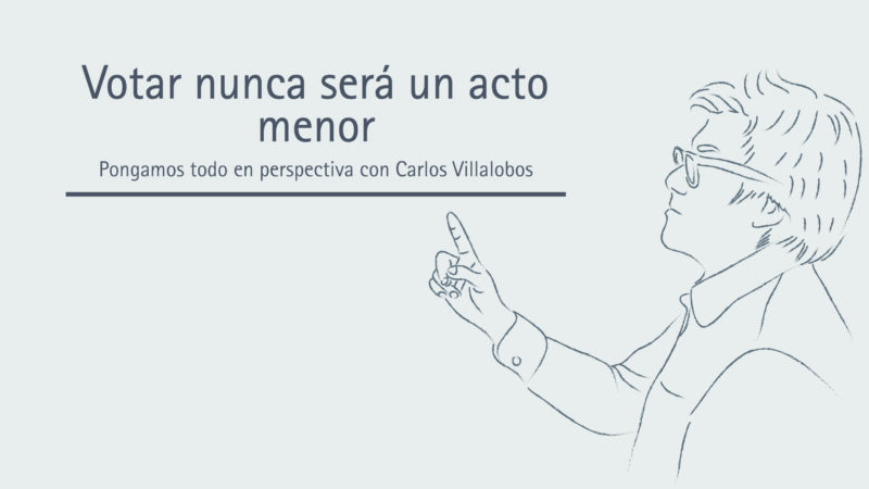 Votar nunca será un acto menor