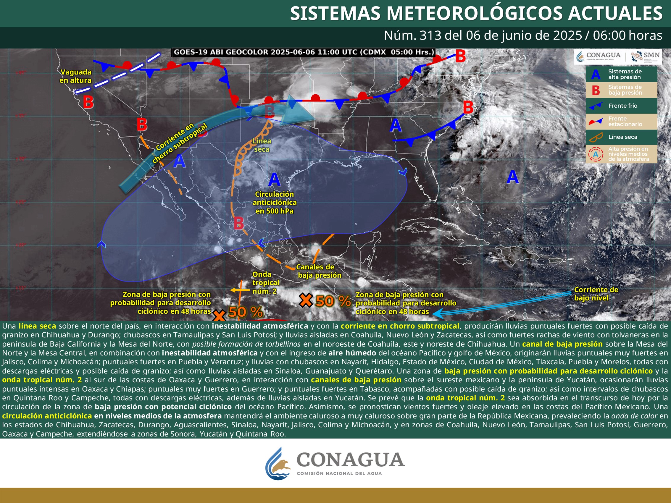 Prevén lluvias y tormentas fuertes en gran parte del estado de Oaxaca